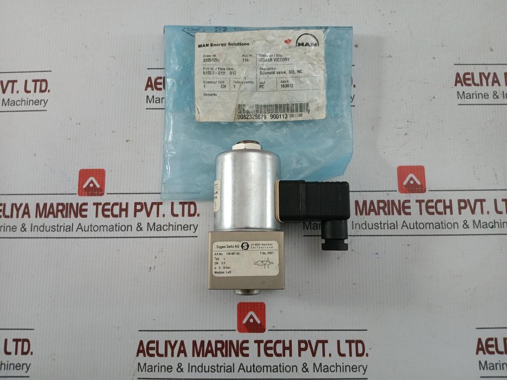 Solenoid Valve 108 687 00 Eugen Seitz Ip54 24V Dc