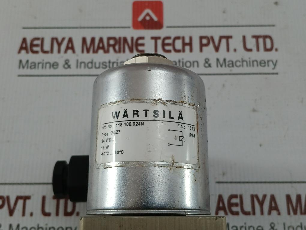 Solenoid Valve 118.100.024N Wartsila Ip54 24V Dc