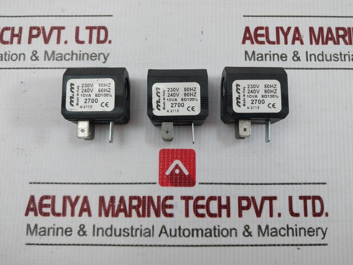 Solenoid Valve Coil 2700 M&M 240V 60Hz