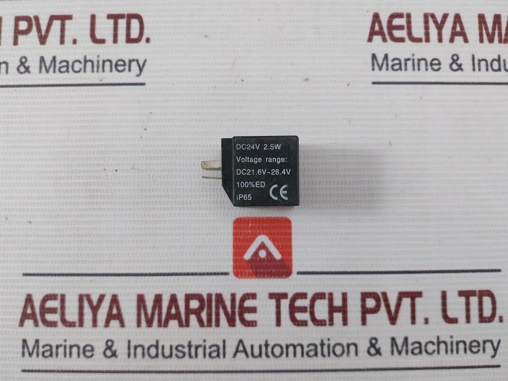 Solenoid Valve Coil Dc24V 2.5W Ip65 Dc21.6V-26.4V