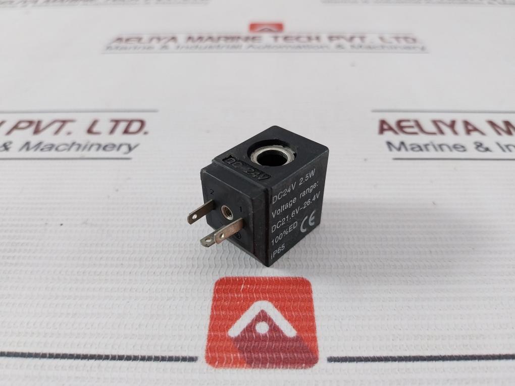 Solenoid Valve Coil Dc24V 2.5W Ip65 Dc21.6V-26.4V