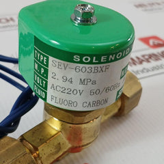 Solenoid Valve For Refrigerant 2.94 Mpa Saginomiya Sev-603Bxf