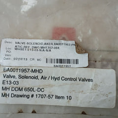 Solenoid Valve Set  Ba0011957-mhd Parker Lucifer