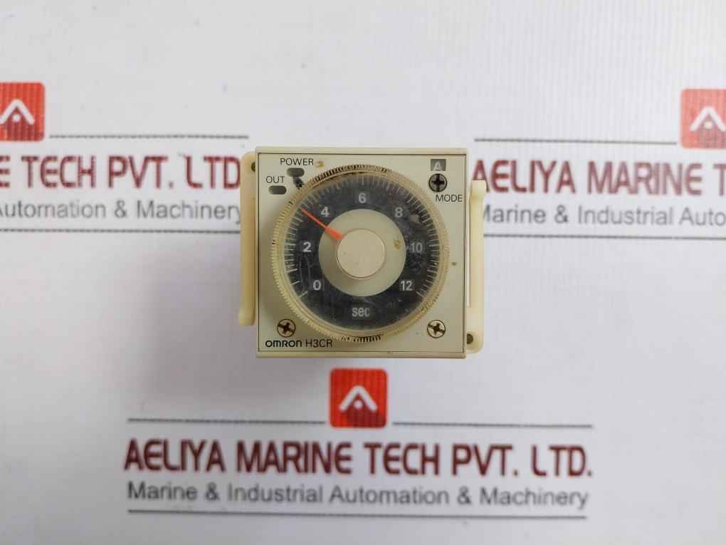 Solid-state Multi-functional Timer 0 To 12 Sec Omron H3Cr-a
