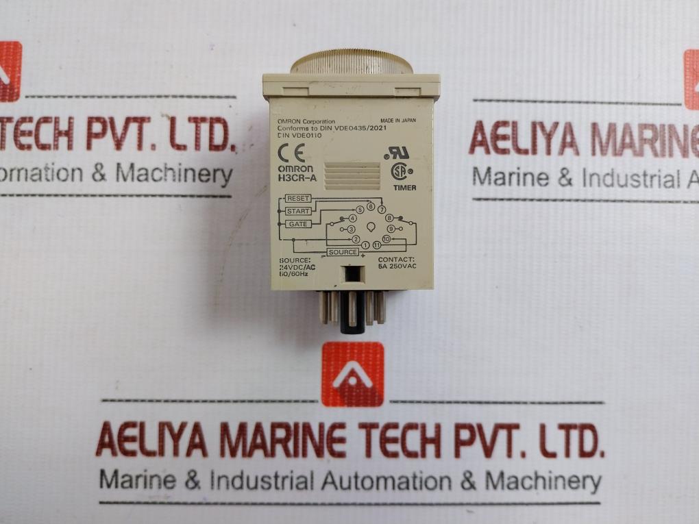 Solid-state Multi-functional Timer 0 To 12 Sec Omron H3Cr-a
