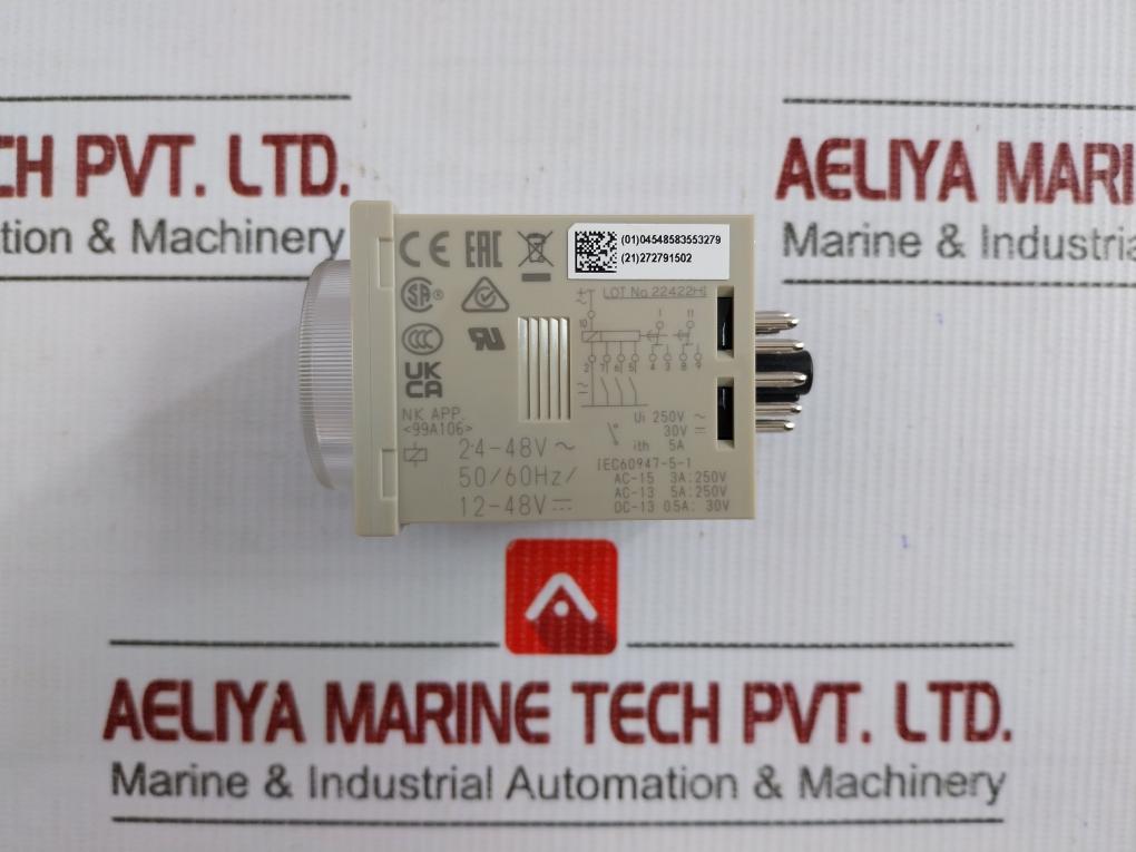 Solid-state Multi-functional Timer H3Cr-a Omron 24-48Vac 50/60Hz 0.05S-300H