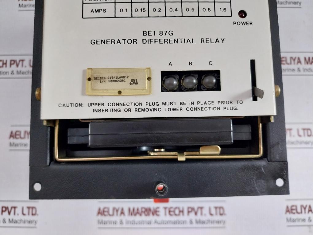 Solid-state Protective Relay Be1-87G Basler Electric