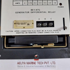 Solid-state Protective Relay Be1-87G Basler Electric