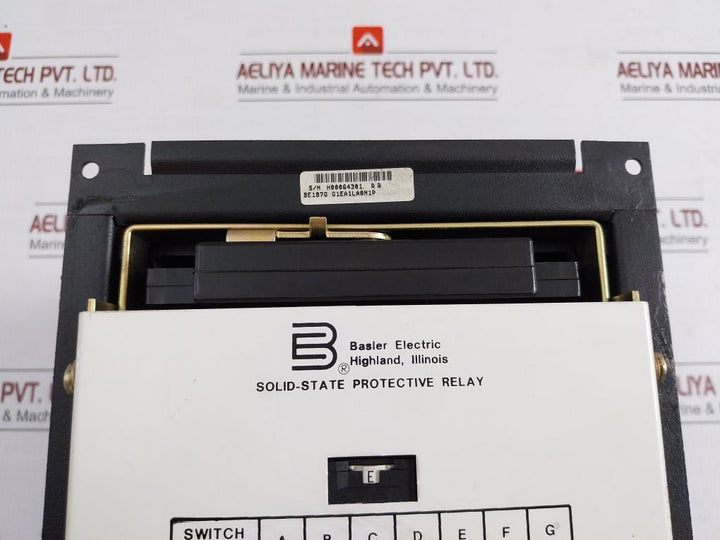 Solid-state Protective Relay Be1-87G Basler Electric
