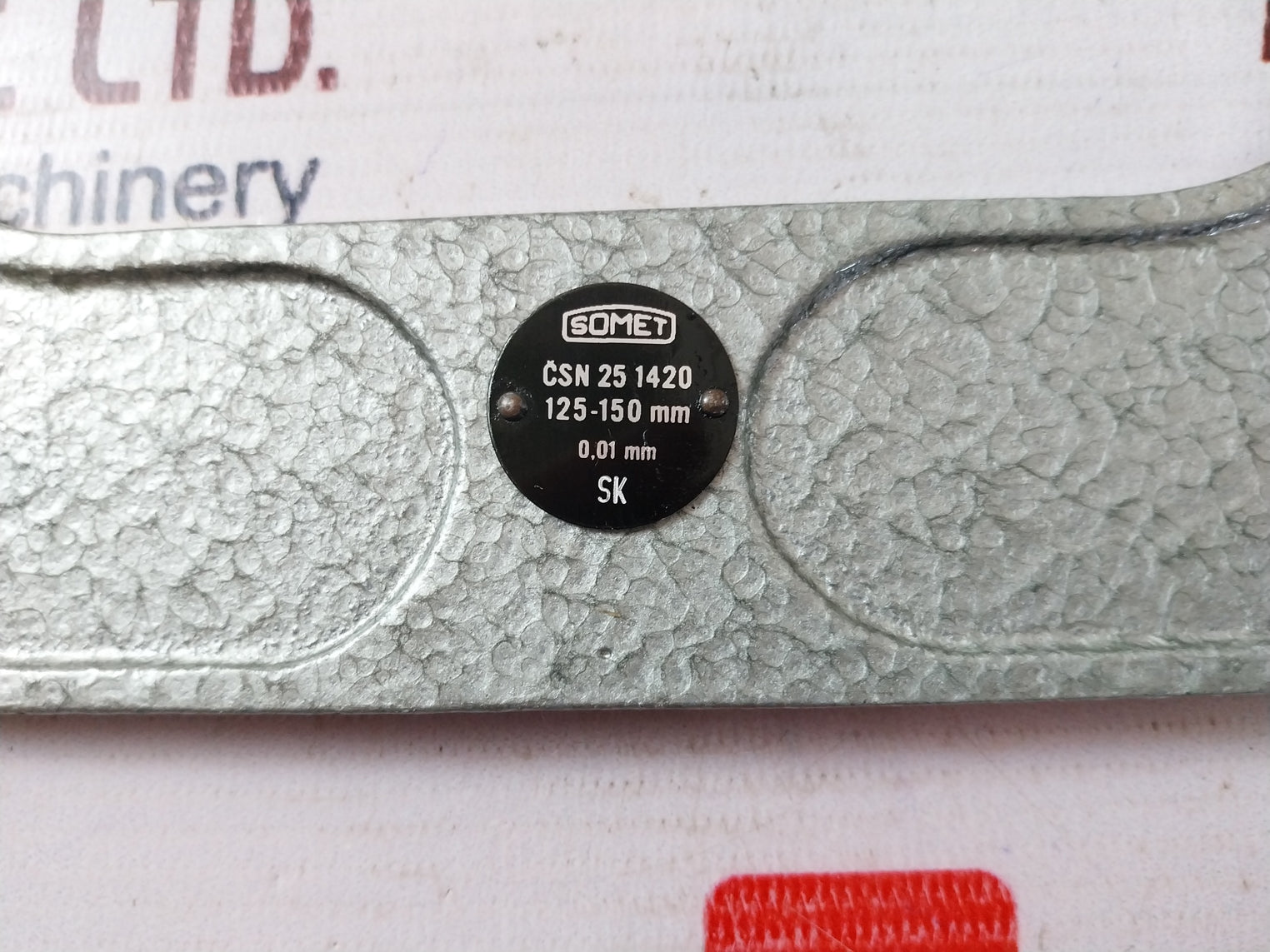 Somet Micrometer 125-150 Mm With Standard With Resolution 0,01 Mm Set