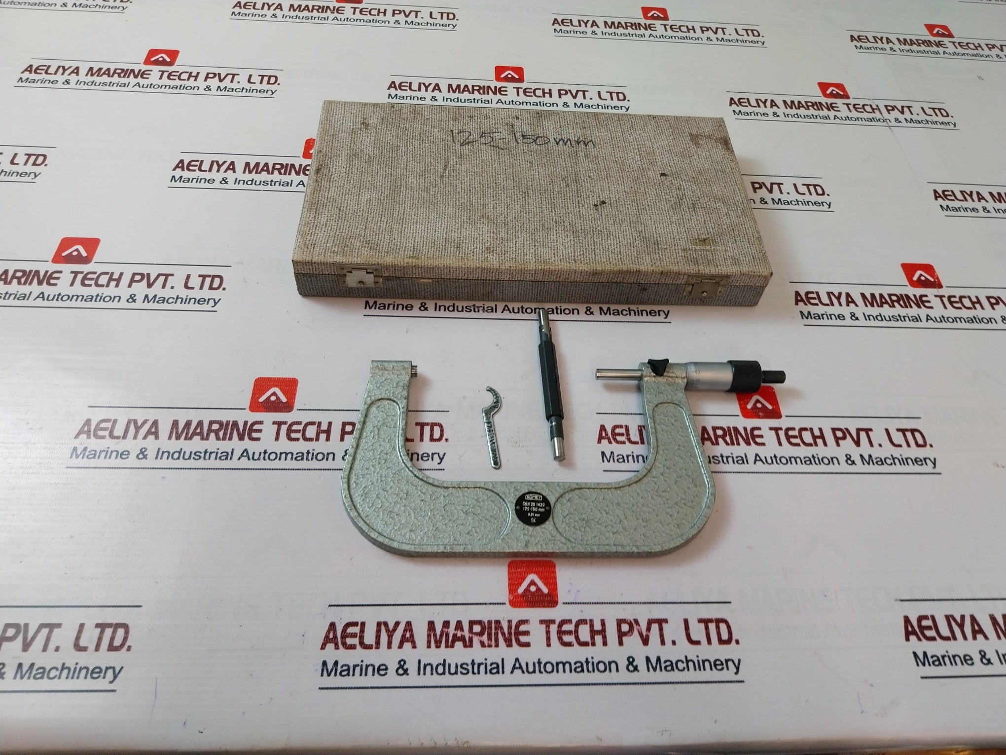 Somet Micrometer 125-150 Mm With Standard With Resolution 0,01 Mm Set