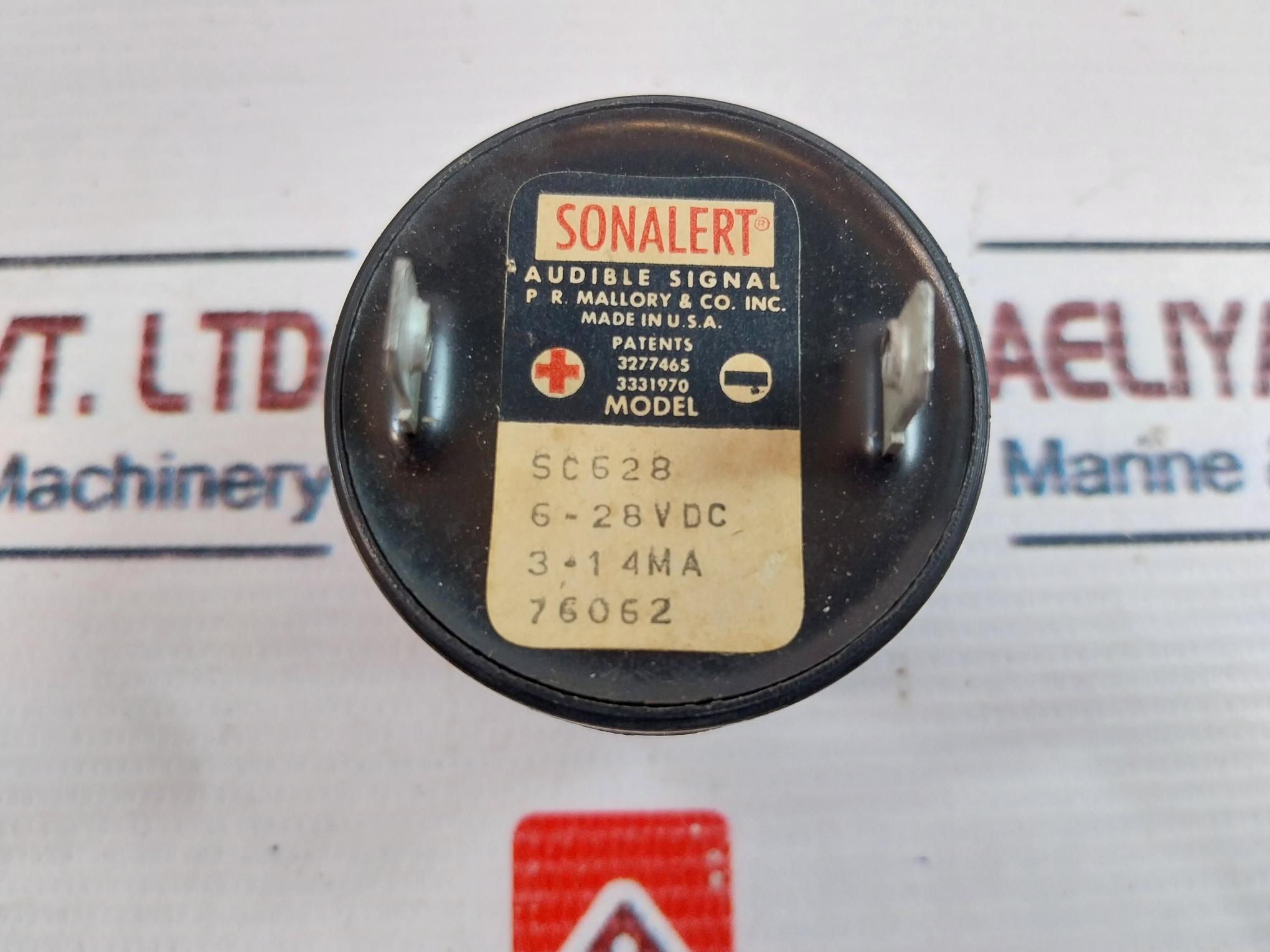 Sonalert SC628 Audible Signal Alarm Buzzer