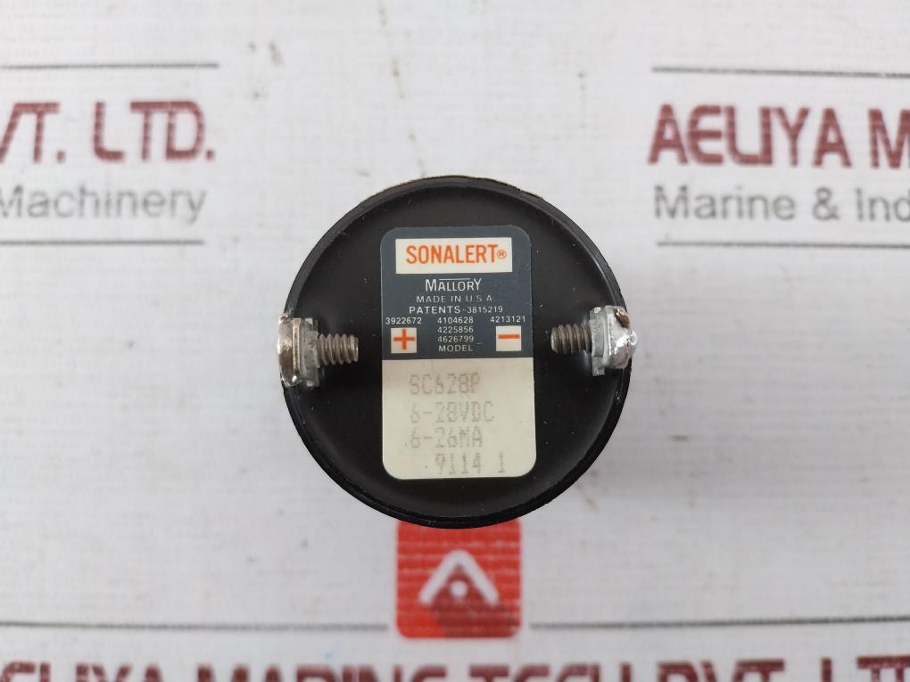 Sonalert Sc628P Buzzer Indicator 6-28Vdc 6-26Ma 9114 1