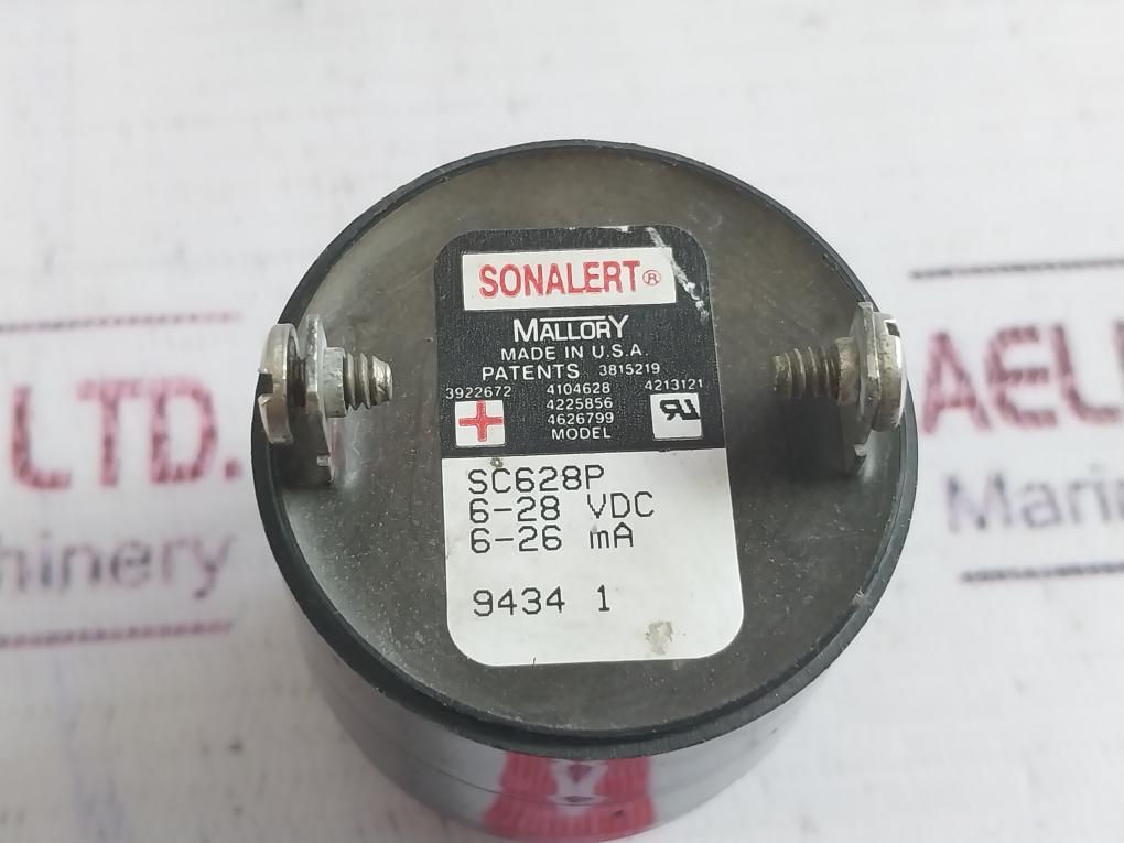 Sonalert Sc628P Signaling Device Alarm (6Vdc 28Vdc)