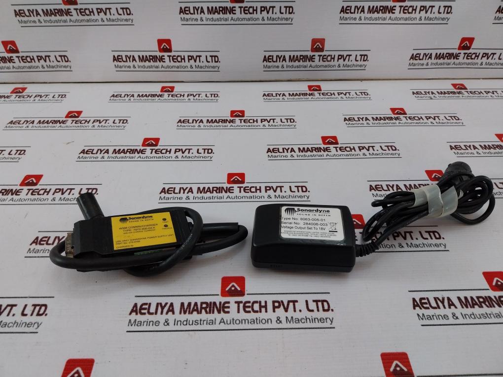 Sonardyne 7972-000-04-a,8063-005-01,Fw7556/18 Wsm Comms/Charger Set