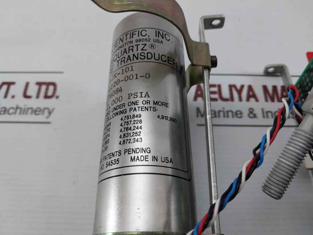 Sonardyne 880-672C Pressure Transducer Assy 0-2.000 Psia
