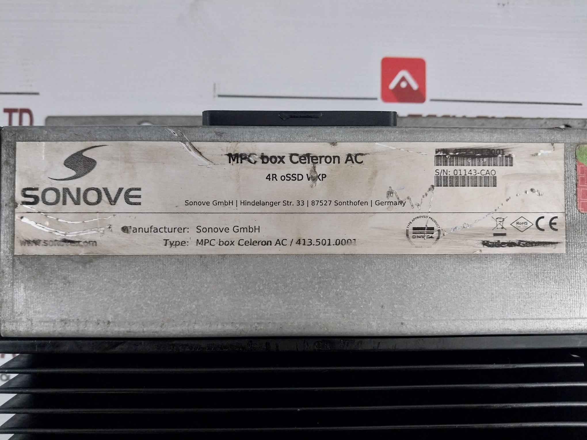 Sonove 413.501.0001 Mpc Box Celeron Ac 230Vac 18-36 Vdc