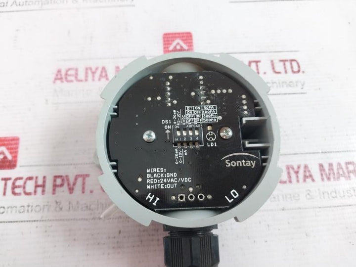 Sontay Pa-500 Multi-range Air Differential Pressure Transmitter 24Vac 0-20Ma