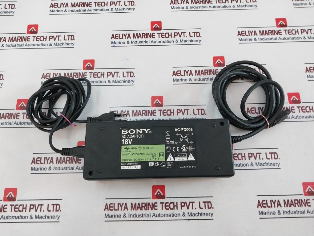 Sony Ac-fd008 Ac Adapter 100-240Vac 50/60Hz