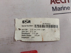 Sor 17Rb-k2-n4-c1A-pbpp Differential Pressure Switch 500 Psi