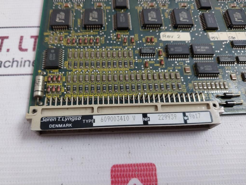 Soren.T.Lyngso 609003410 V Si/O Module Pc Board 94V-0 5310-l-5 Rev.2