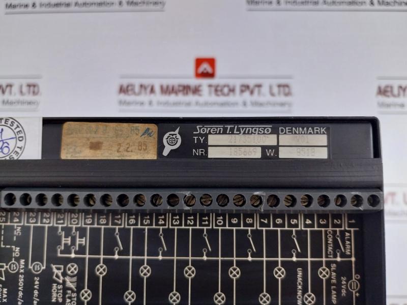 Soren T. Lyngso 24V Dc/Ac Main Engine Control Unit 21735100 V01
