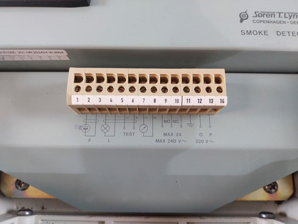 Soren T.Lyngso 359161000 V01 Smoke Detector 220V
