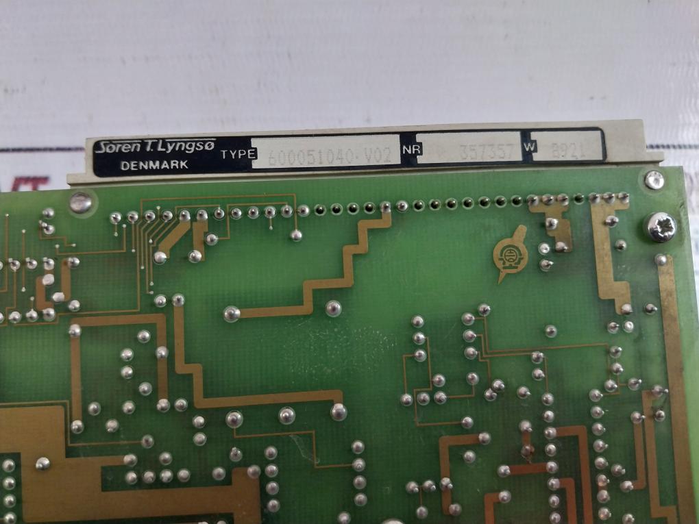 Soren T.Lyngso 600051040.V02 Printed Circuit Board