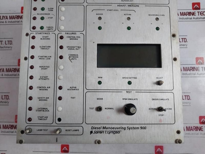 Soren T.lyngso Diesel Manoeuvring System 900310710 V01 91-32