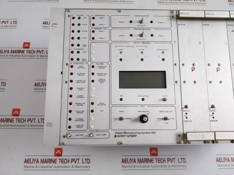 Soren T.Lyngso Diesel Manoeuvring System 900 Rack Module 900310610 V01