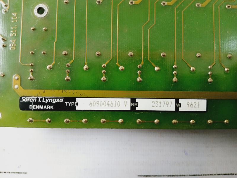 Soren T.Lyngso 609004610 V Printed Circuit Board