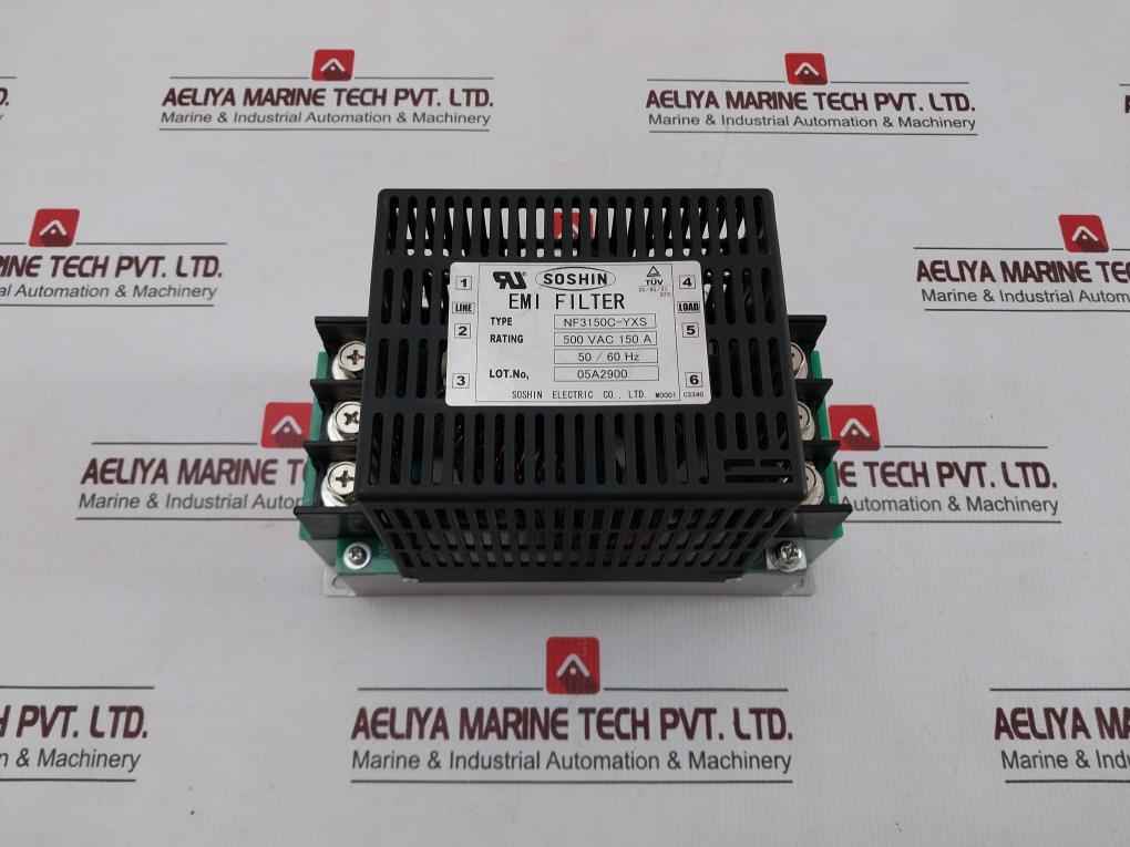 Soshin Electric Nf3150C-yxs Emi Filter 500V Ac 150A 50/60 Hz