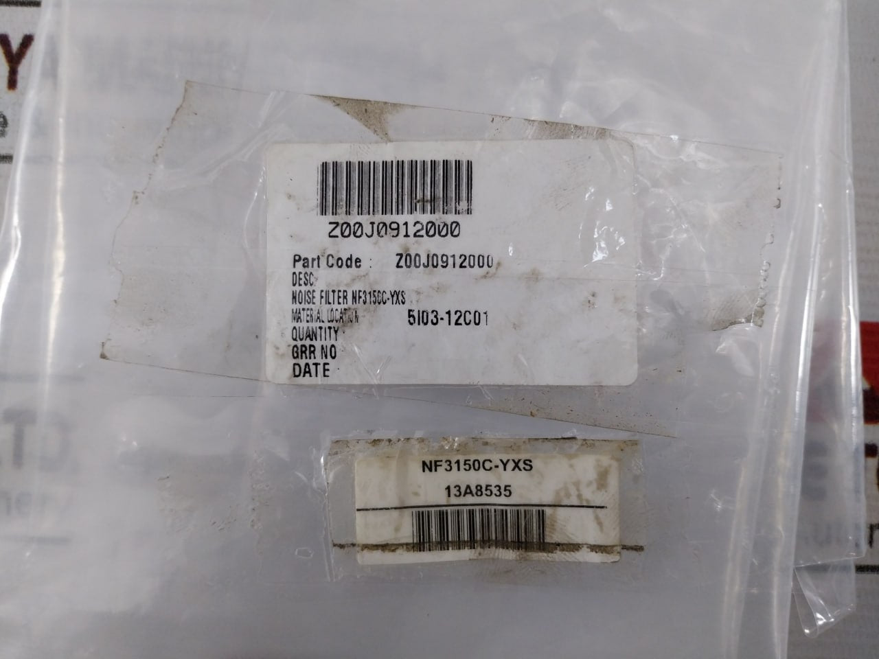 Soshin Electric Nf3150C-yxs Emi Filter 500 Vac, 150A 50/60Hz