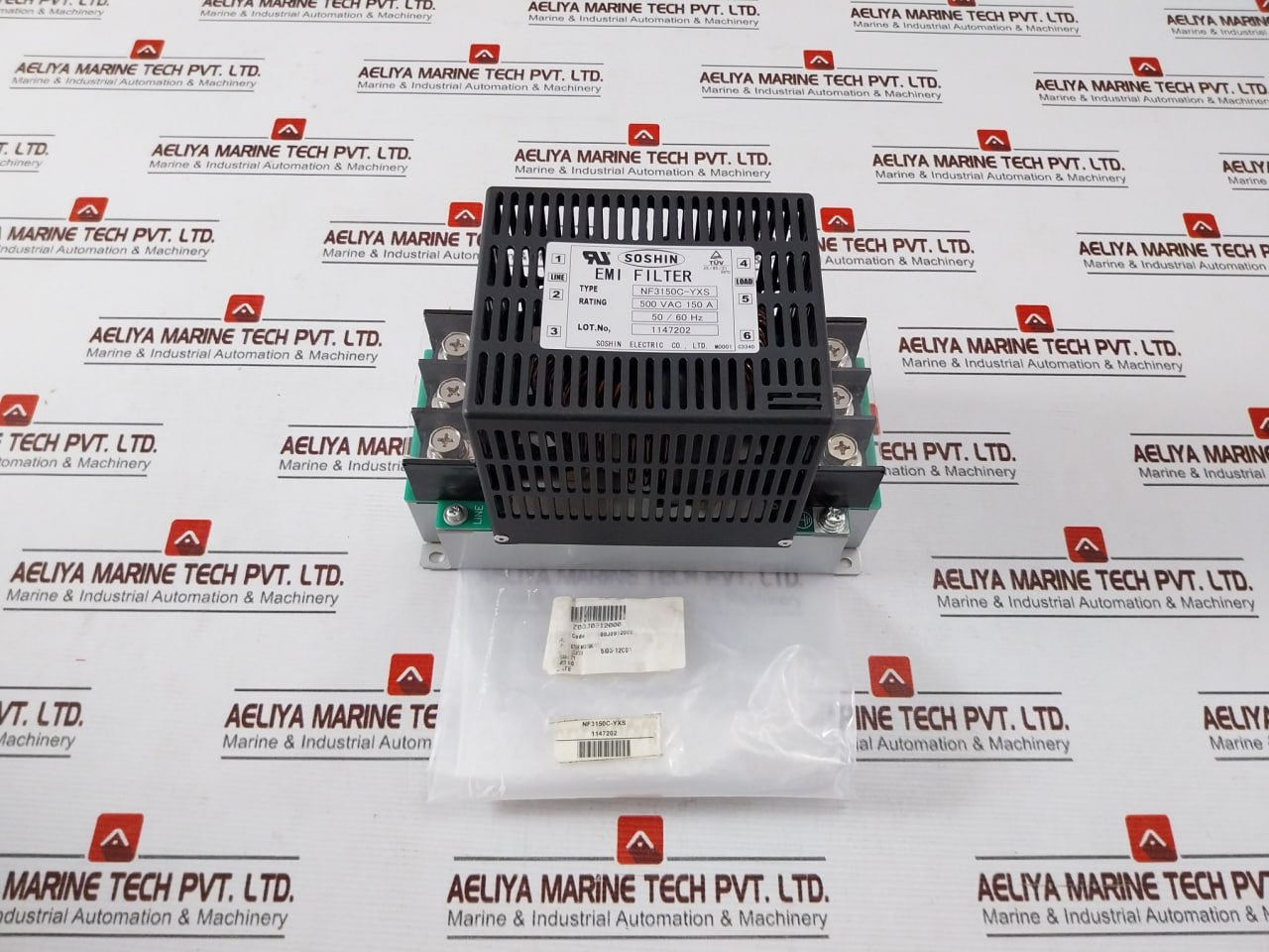 Soshin Electric Nf3150C-yxs Emi Filter 500 Vac, 150A 50/60Hz