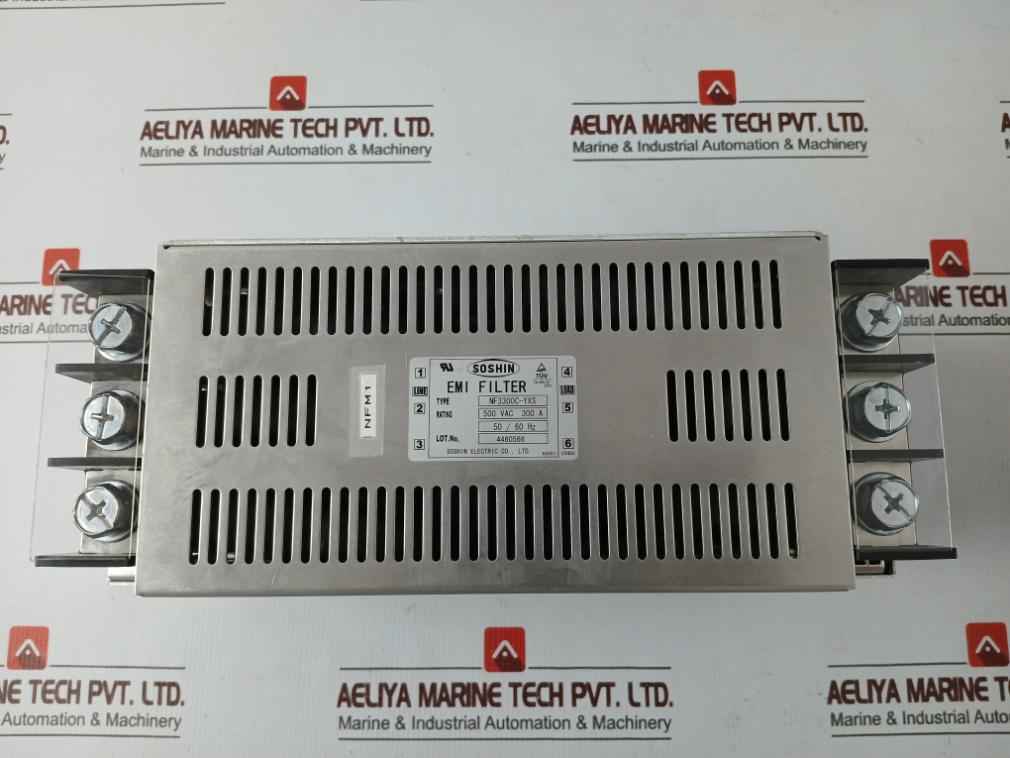 Soshin Nf3300C-yxs Emi Filter 500Vac 300A 50/60Hz As001