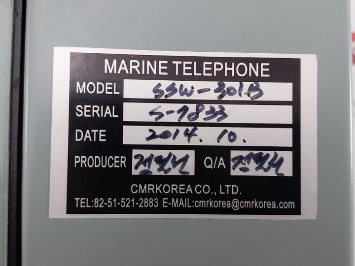 Sound Powered Marine Telephone Dc24V 5000Rpm Ssw-301B Cmr