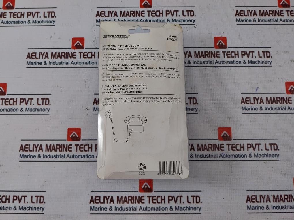 Soundtech Electronic Tc-203 25Ft Modular Universal Extension Cord