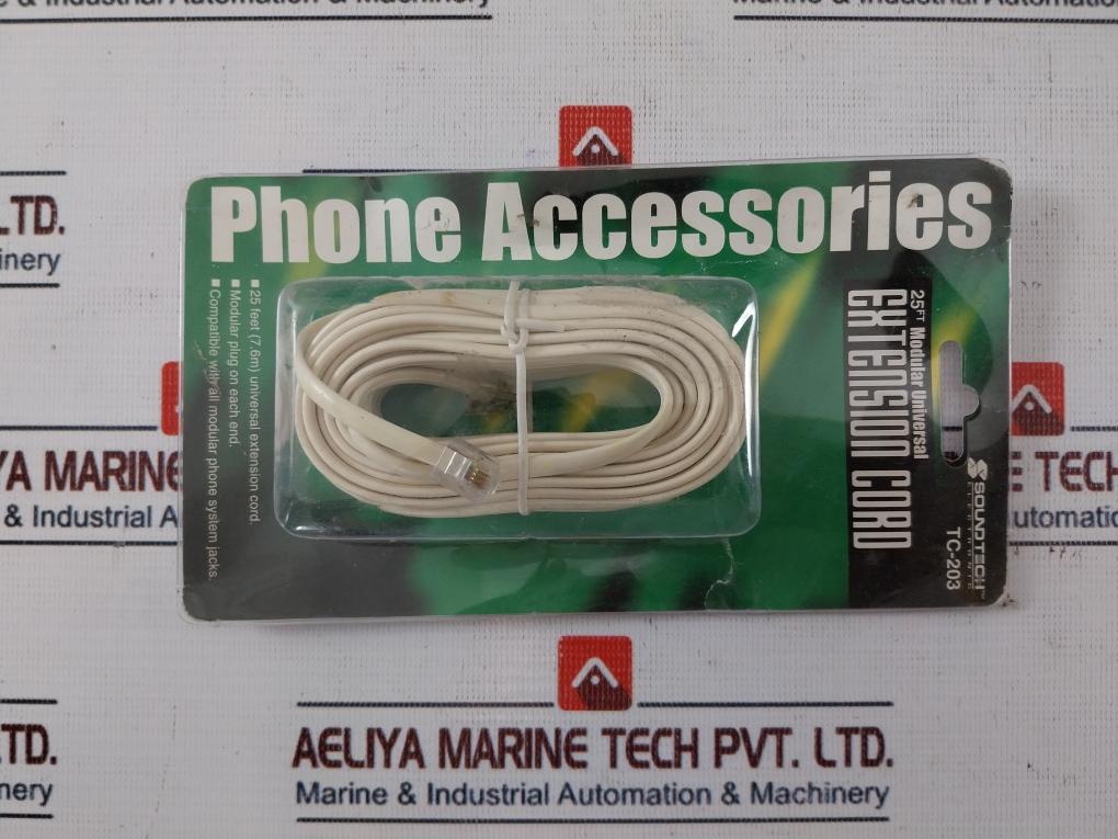 Soundtech Electronic Tc-203 25Ft Modular Universal Extension Cord