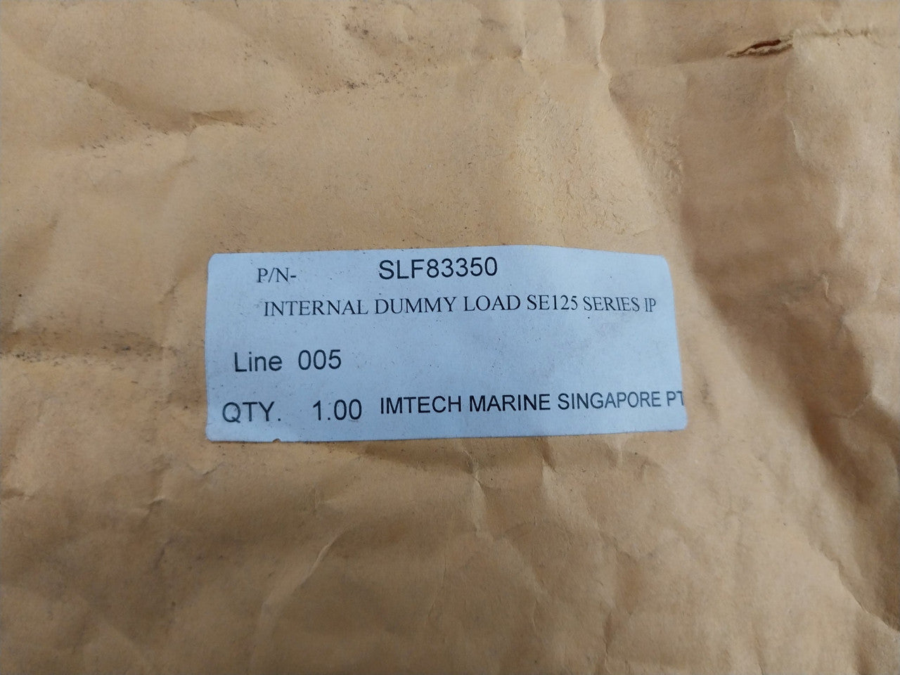 Internal Dummy Load SE125 Series SLF83350