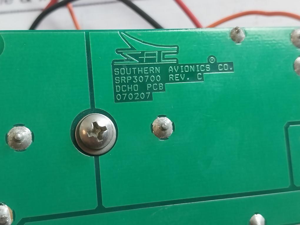 Southern Avionics Slp30700 Alarm Circuit Board