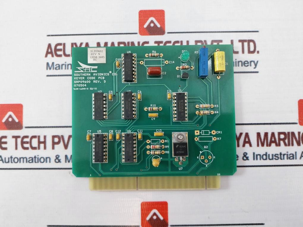 Southern Avionics Srp09600 Keyer Code Pcb Card Slp09602