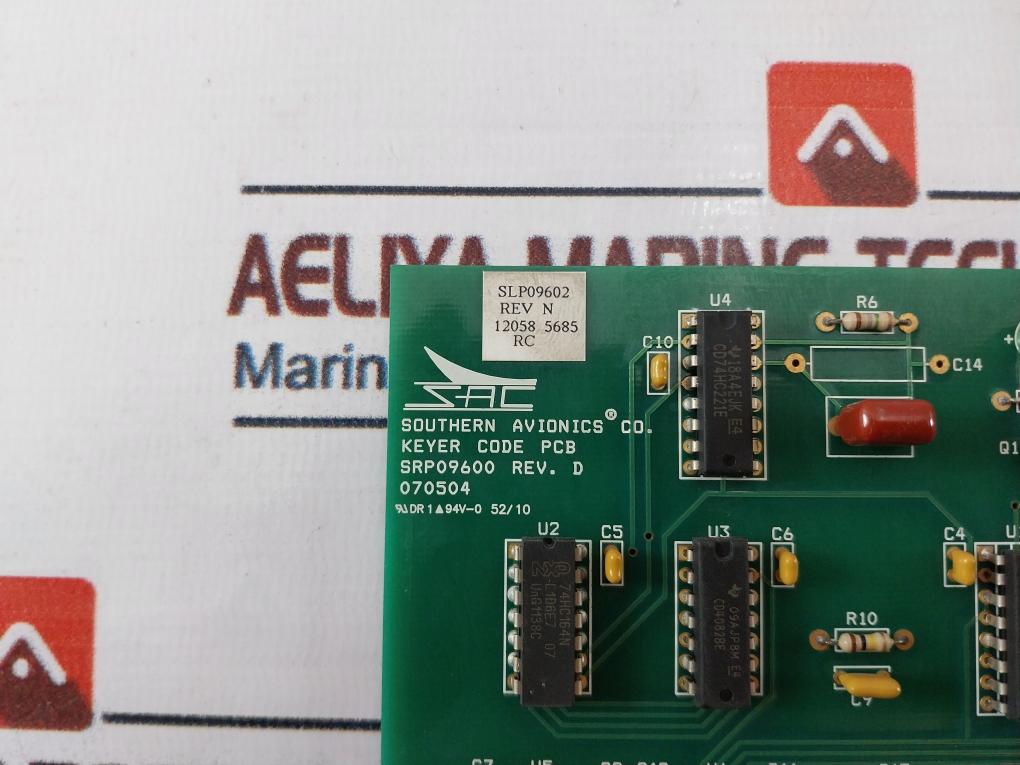 Southern Avionics Srp09600 Keyer Code Pcb Card Slp09602