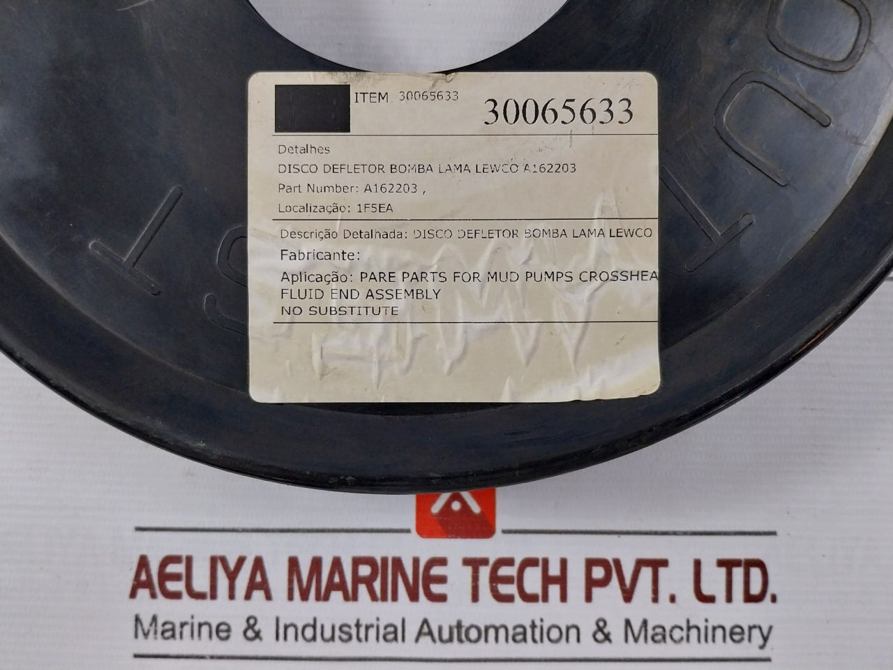 Southwest 0060023 Mud Pump Deflector Disc A162203