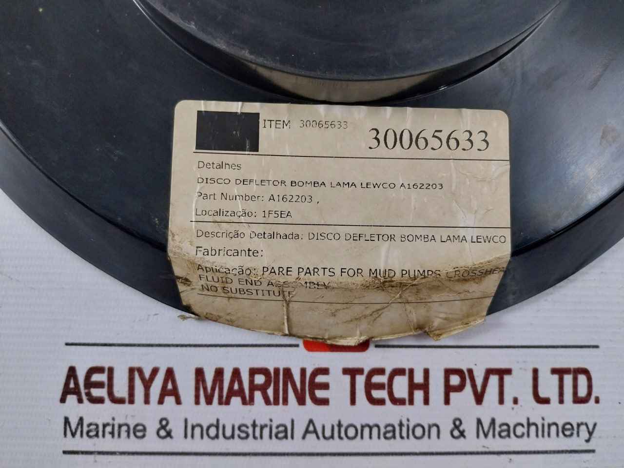 Southwest 0060023 Mud Pump Deflector Disc A162203