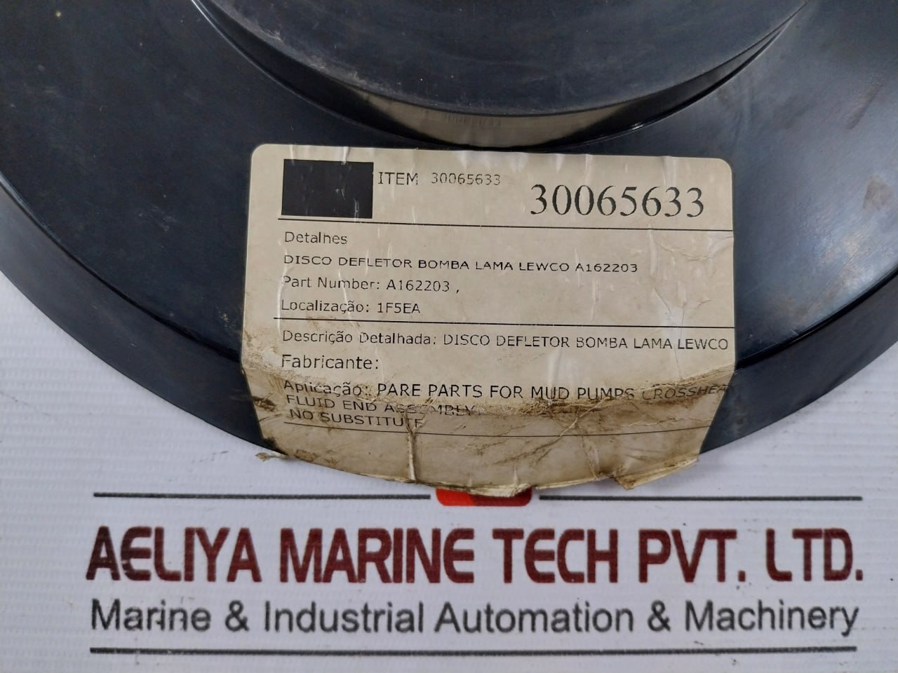 Southwest 0060023 Mud Pump Deflector Disc A162203