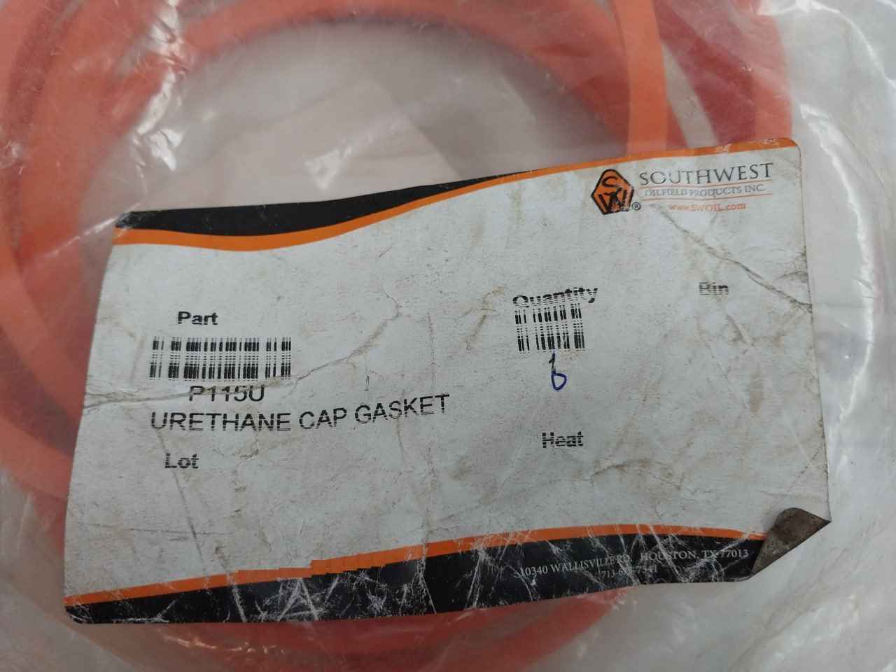 Southwest Oilfield P115U Urethane Cap Gasket Seal