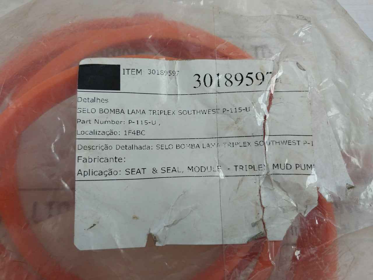 Southwest Oilfield P115U Urethane Cap Gasket Seal