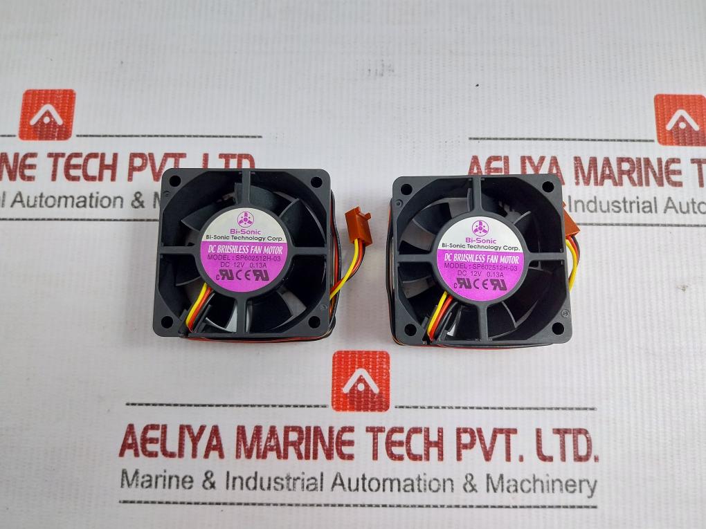 Sp602512H-03 Bi-sonic Brushless Axial Fan Dc 12V 0.13A