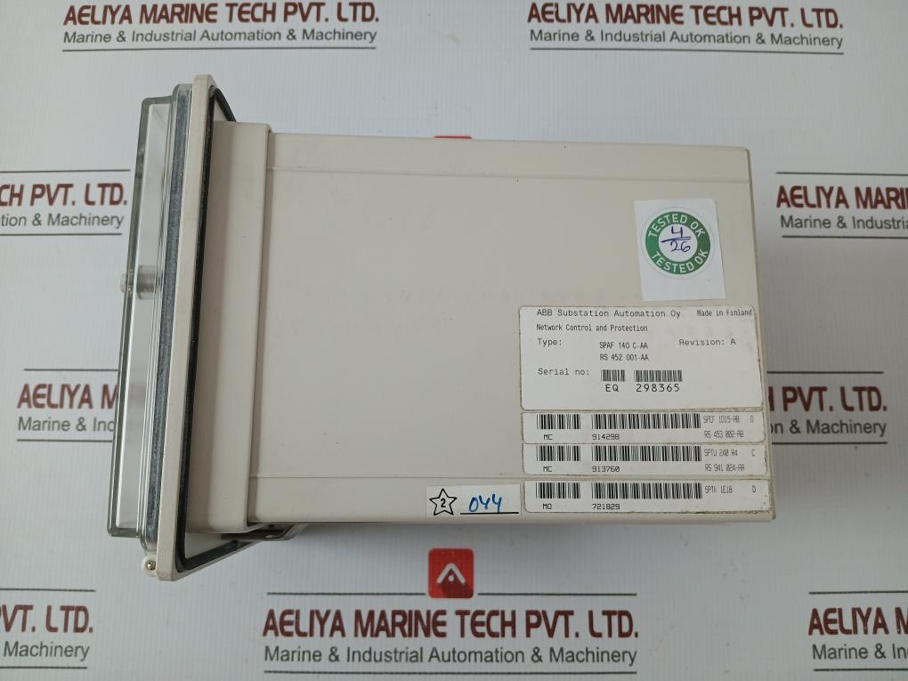 Spaf 140 C-aa Abb Frequency Relay 80-265V Acdc