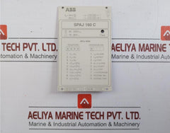 Spaj 160 C-aa Capacitor Protection Relay 80-265V Ac Dc Abb